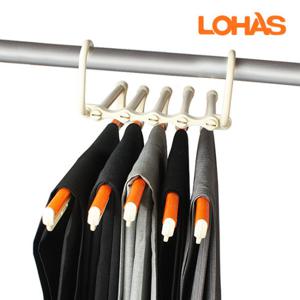 로하스 다용도 옷걸이 행거 바지걸이(5단)