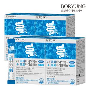 보령 프리바이오틱스 프로바이오틱스 유산균 4박스 (120포)