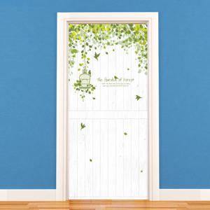 현관문시트지 엠보에어프리 가든포레스트