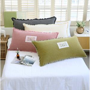 이솔홈 팬지 고급 대쿠션 등쿠션 헤드쿠션 순면커버