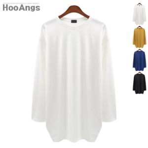[후앙스] 오버핏 엠보 롱 라운드티셔츠 RCRT7970