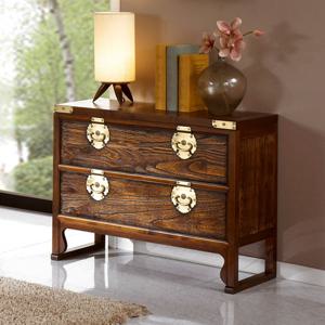 미송 2단 2서랍장 원목가구