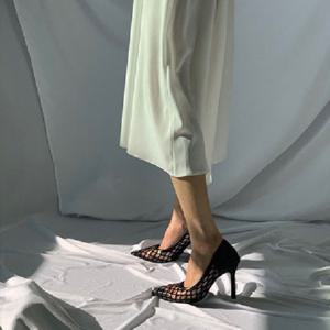 [블루피오레] 메쉬 하이힐 구두 BFS393