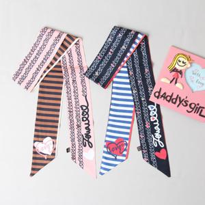 [더로라] 폴리 실크 트윌리- 하트필 S8354