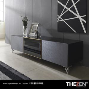 [더젠] 자넬202 메탈릭실버 고급 1500거실장