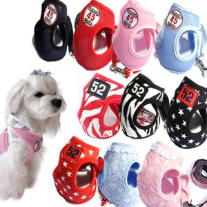 펫스타일 하네스 매쉬 지브라 스타 하트 가슴줄