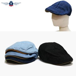 [제임스마틴] 워싱 진 날개장식 남녀공용 헌팅캡 (WSC02)