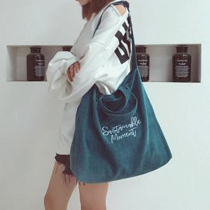 플로레스 코드레인 코듀로이 에코백 FC1045-01