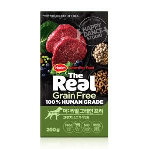 더리얼 그레인프리 크런치 소고기 어덜트 200g