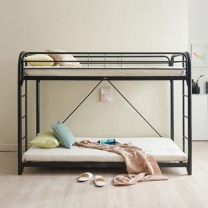 [기간한정 GS특가] 라이프 철재 메탈 이층침대 A형 그린폼 매트포함 군부대납품 군인 생활관 숙소 회사 기숙사 연수원 독서실 숙직실 펜션  게스트하우스 2층침대