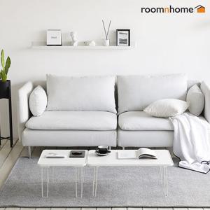 [룸앤홈] 모노폴딩테이블L (그레이/블랙/화이트)