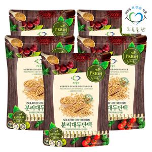 푸른들판 분리 대두 단백 분말 100% 500g 5봉 식물성 콩 단백질