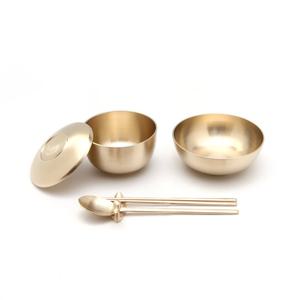 [거창유기공방]유기 연수오 중 세트(kgt-23-1),1인용 단반상기