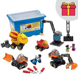 레고에듀케이션  듀플로 테크머신 레미콘 포크레인45002