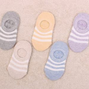 [키즈노리]S 파스텔삼선_5족 유아동 양말덧신