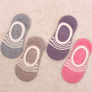 [키즈노리]F 멜란삼선페이크_5족 유아동 양말덧신