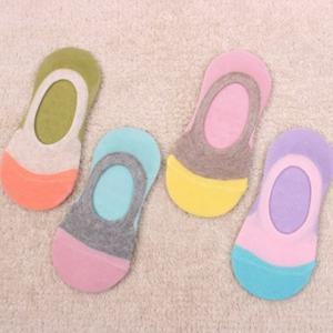 [키즈노리]F 크림페이크_5족 유아동 양말덧신(2호/3호)