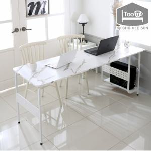 [투유바이조희선]마르 2인용 컴퓨터책상(본체선반1개)