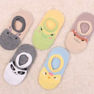 [키즈노리]M 해피프렌즈_5족 유아동 양말덧신