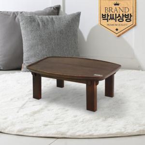 [박씨상방] 국산 빈티지 소나무 타원 찻상(대)