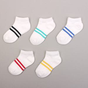 [키즈노리] 트로이 유아동 발목양말 5족/유아/아동/여름/망사