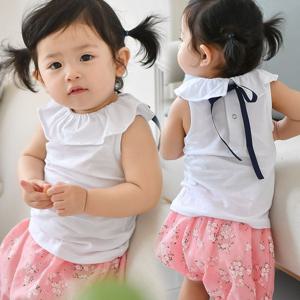 [베베샤]북유럽풍 유아복 블라우스) 러플 블라우스