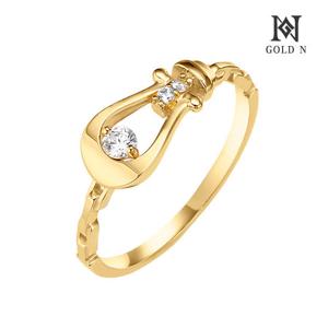 골드앤 18K 버클립 小 반지 YG