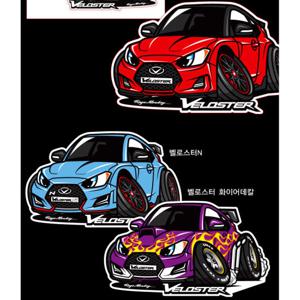 2018 벨로스터 캐릭터세트 /차량용스티커/자동차스티커