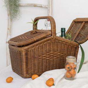 포홈 라탄 피크닉바구니