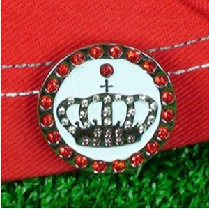 크리스탈 크라운 골프 볼마커