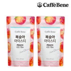 카페베네 복숭아 아이스티 파우치 (190ml x 10팩) x 3박스