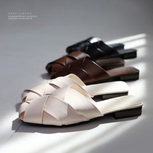 [바닐라슈] 케이르 소프트 짜임패턴 블로퍼 슬리퍼(2cm)