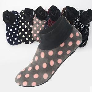 [실내화뱅크]융발목 방한덧신 발목 버선 겨울덧신