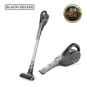 [블랙앤데커] 2in1 스마트텍 무선 스틱청소기 CS1820T
