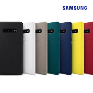 삼성정품 갤럭시 S10플러스 Plus 리얼 가죽 레더 커버 케이스 EF-VG975 N