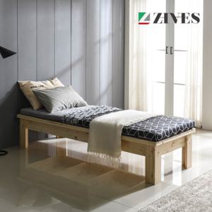 [지베스] 로우 레드파인 평상형 소파침대(MS)프레임