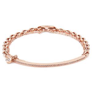 [도로시] 14k 브릴스틱 더블체인 팔찌