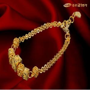 팔찌 순금24K 주얼리 18.75g 큐브나비 무료배송 체결고리무료