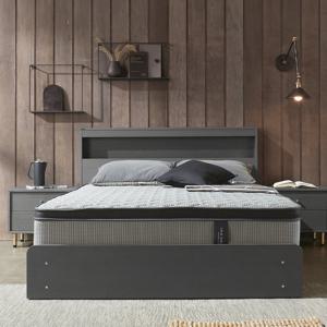 [아이엔지홈] 끌로에 LED 수납 침대 Q (착불)