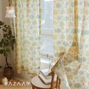 모로코 광목 가리개 커튼(긴창형/150x230)1장+끈