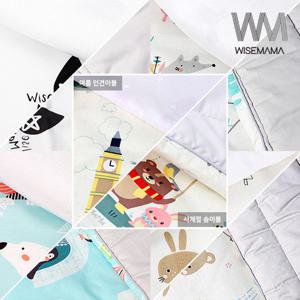 와이즈마마 40온스 토퍼패드 일체형 어린이집 낮잠이불단품 모음