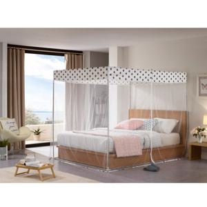 써머쿨 지퍼식 사각 모기장_블랙스타(싱글) /스텐봉제외