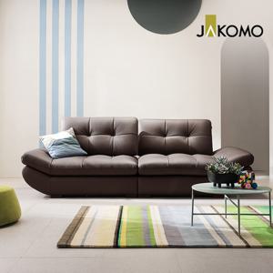 [자코모] 버블리 스윙 3.5인 기능성 천연면피 소가죽 소파