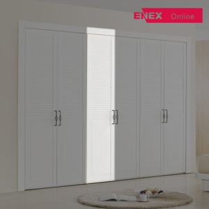 [에넥스]뉴트 화이트 하프갤러리 장롱-48cm(반장)