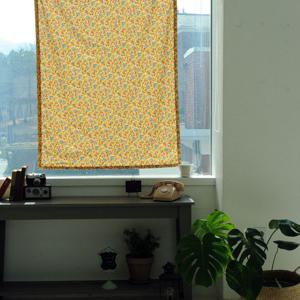 [하임앤하임] 루핀 옐로우  가리개커튼 -100cm x 160cm