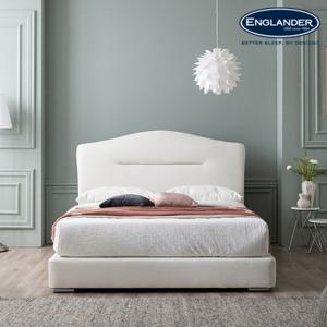 [잉글랜더]발렌시아 평상형 가죽 침대(매트제외-퀸)