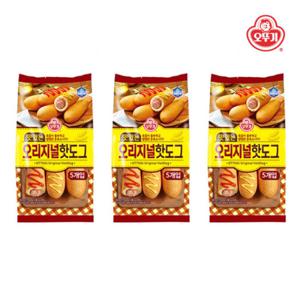 오뚜기 맛있는 오리지널 핫도그 400g x 3 (15개입)