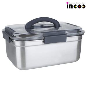 인콕 스텐모어 스텐밀폐용기 직사각9호 핸디 3,000ml