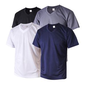 기능성 쿨론 B V넥 반팔티셔츠