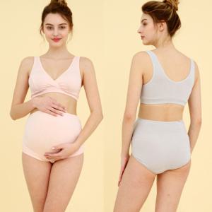 면스판 캡내장 수유브라팬티세트 3color M,L,XL 95,100,105 SET
